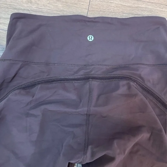 Lululemon Fresh In Mesh Tight (25") Pelt purple maroon leggings mesh - Picture 10 of 12